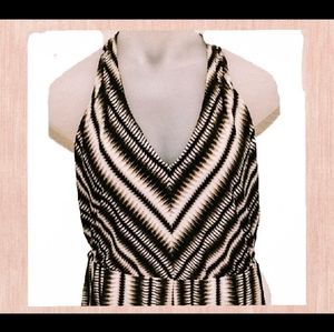 Calvin Klein Brown and Cream Romper size 14